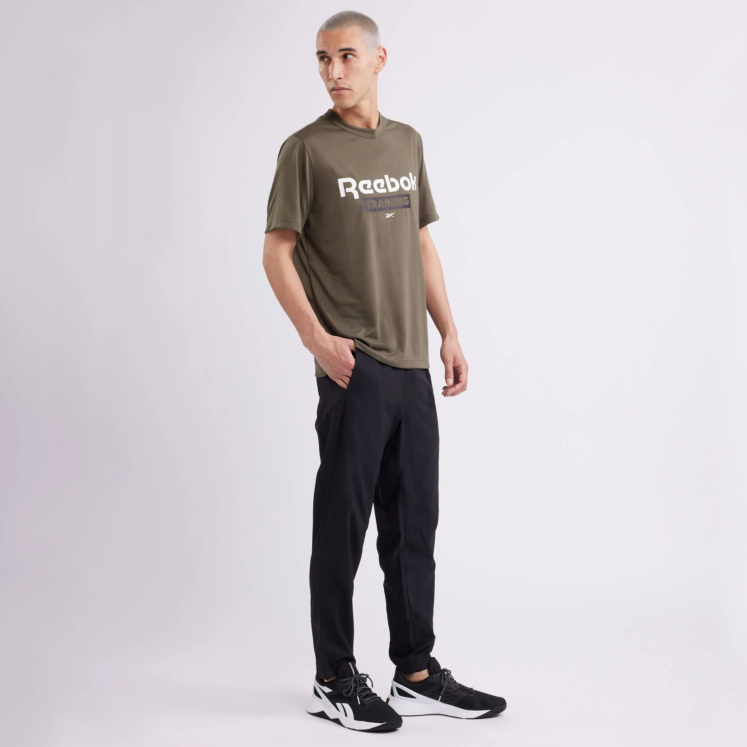 Id Train Woven Pant Black