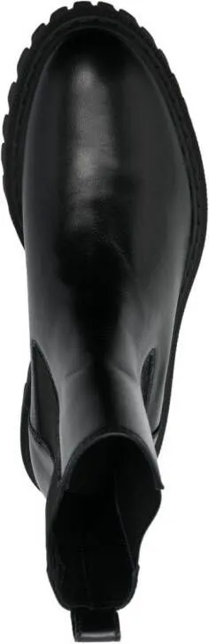 IRO elasticated leather boots Black