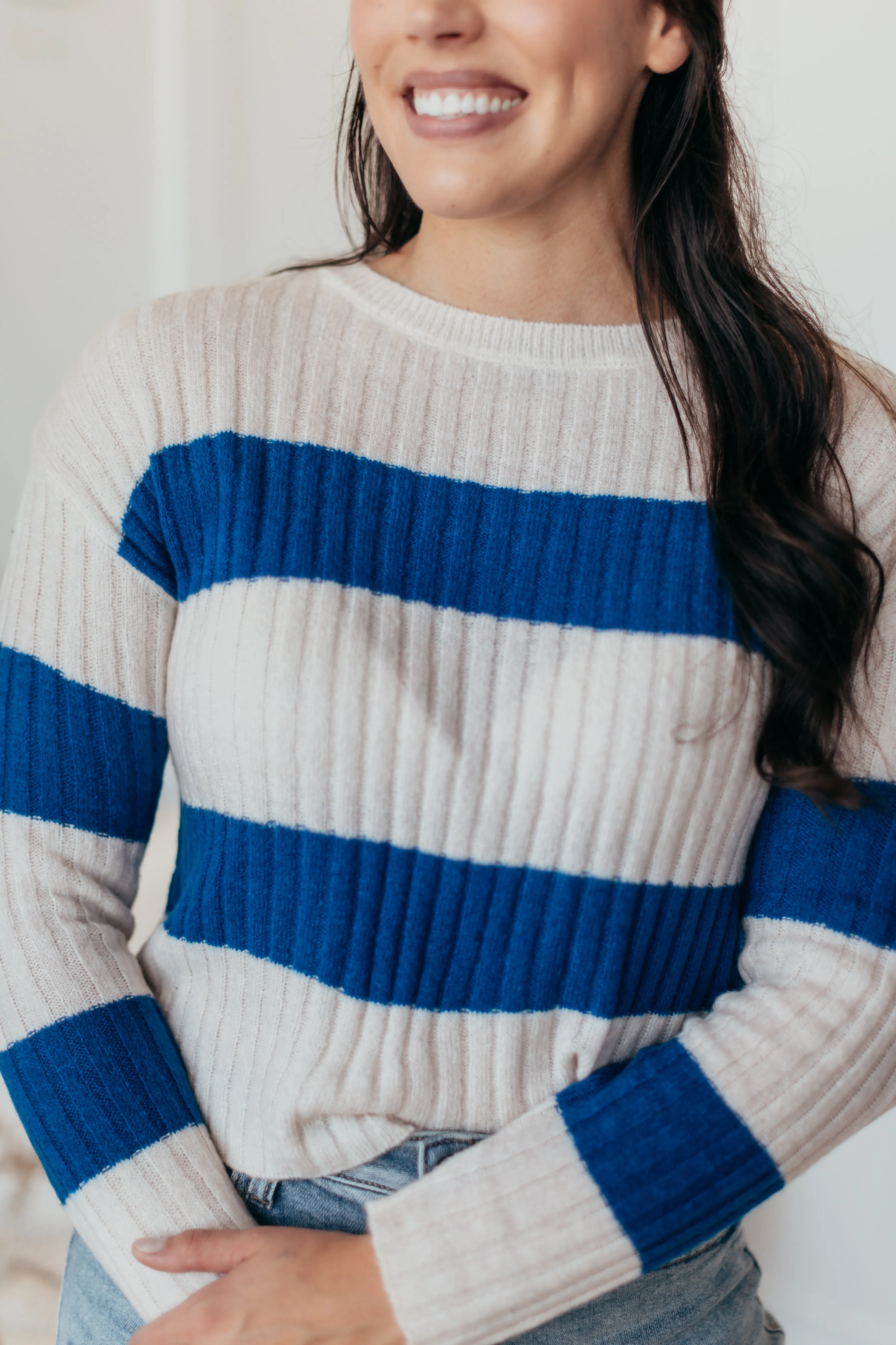 Keep It Stripe Knit Sweater - 2 Colors