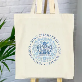 King Charles Coronation Official Emblem Tote Bag