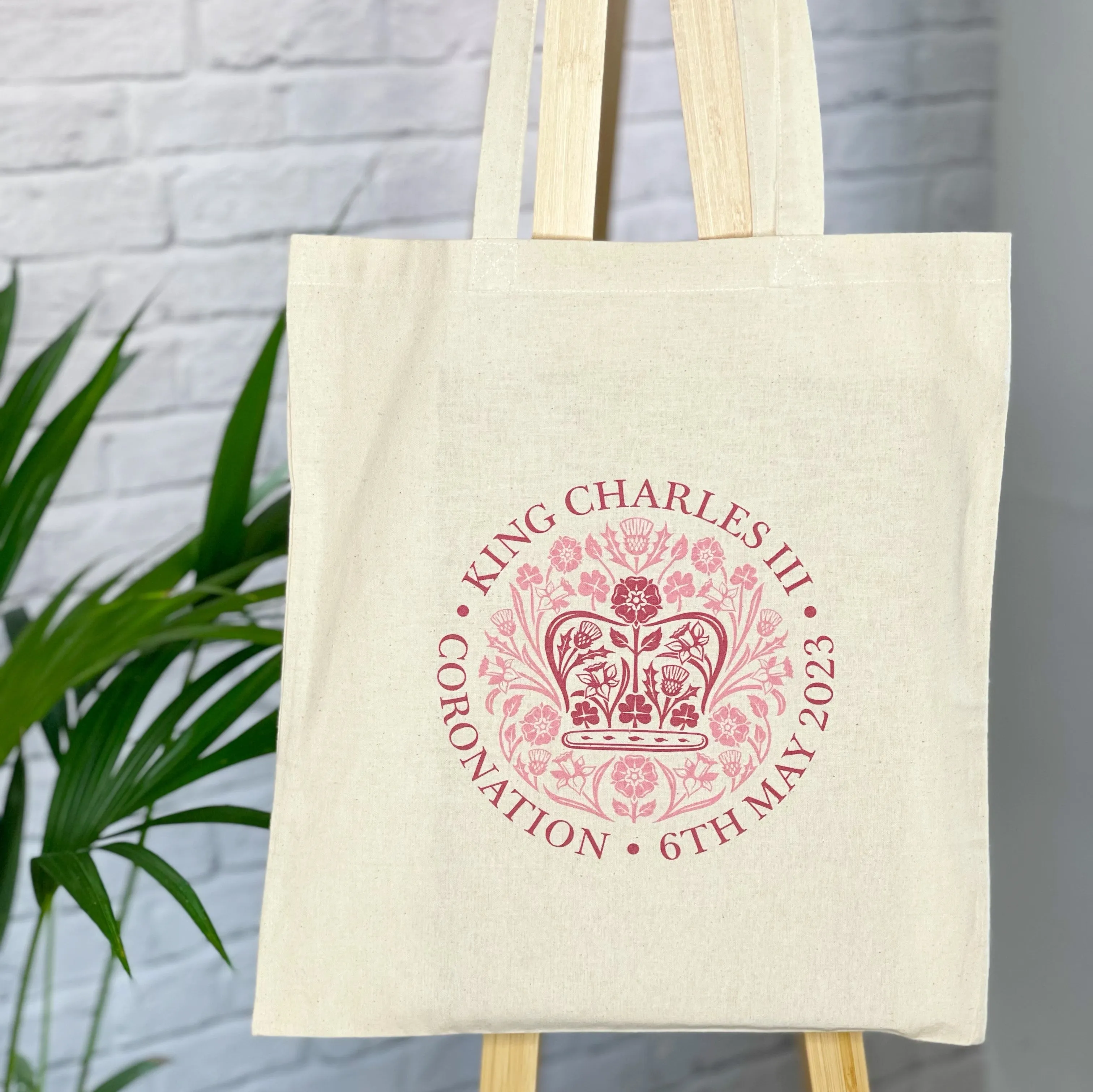 King Charles Coronation Official Emblem Tote Bag