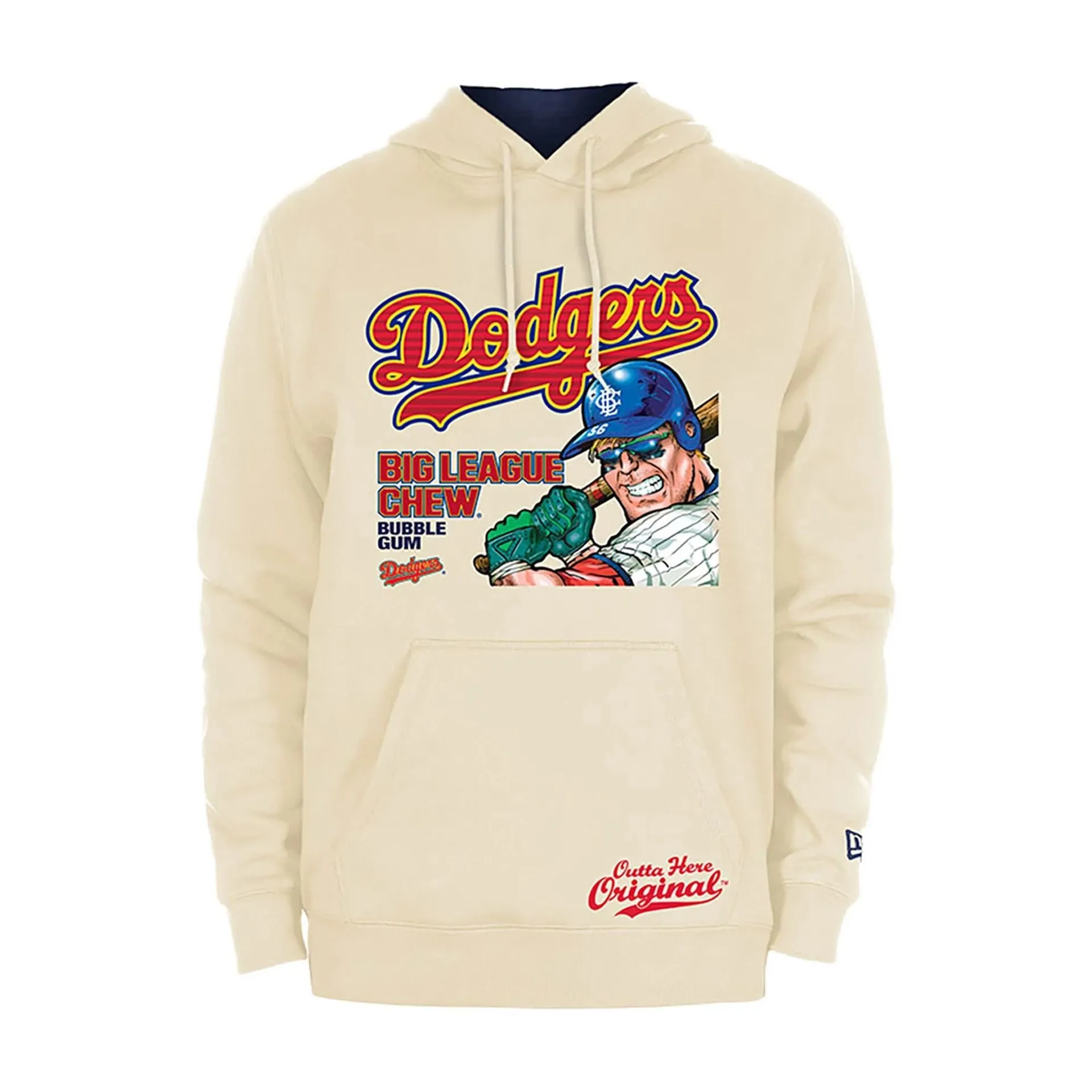 LA Dodgers MLB Big League Chew White Pullover Hoodie