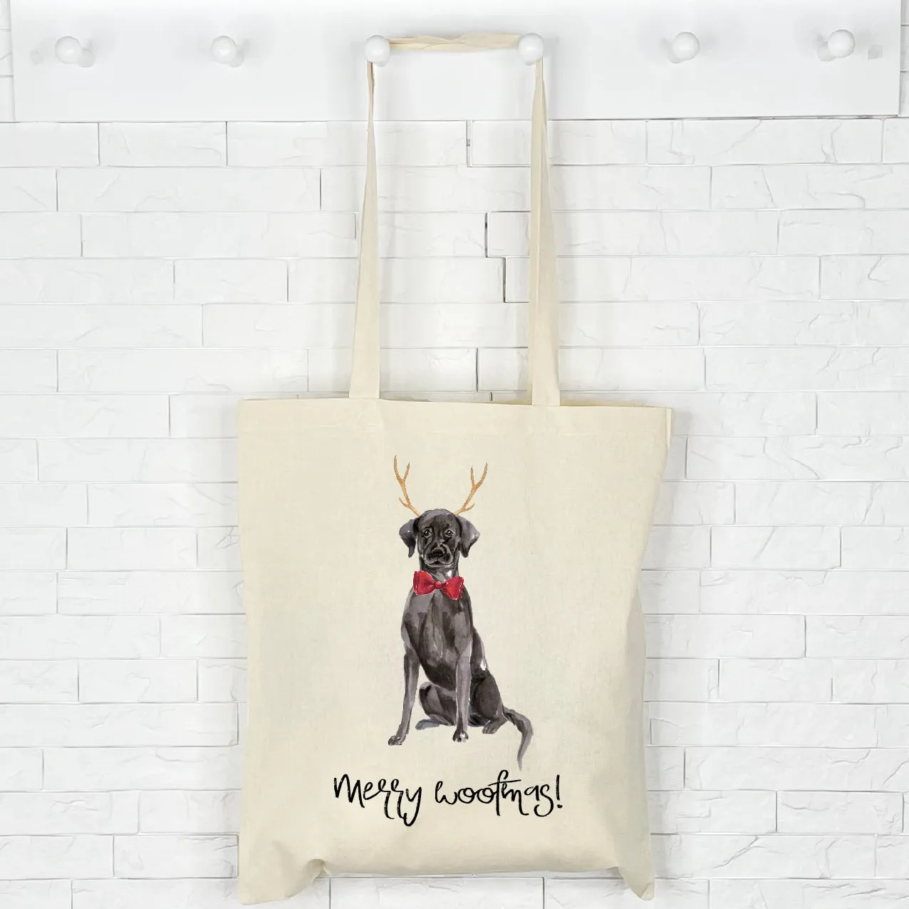 Labrador Christmas Tote Bag