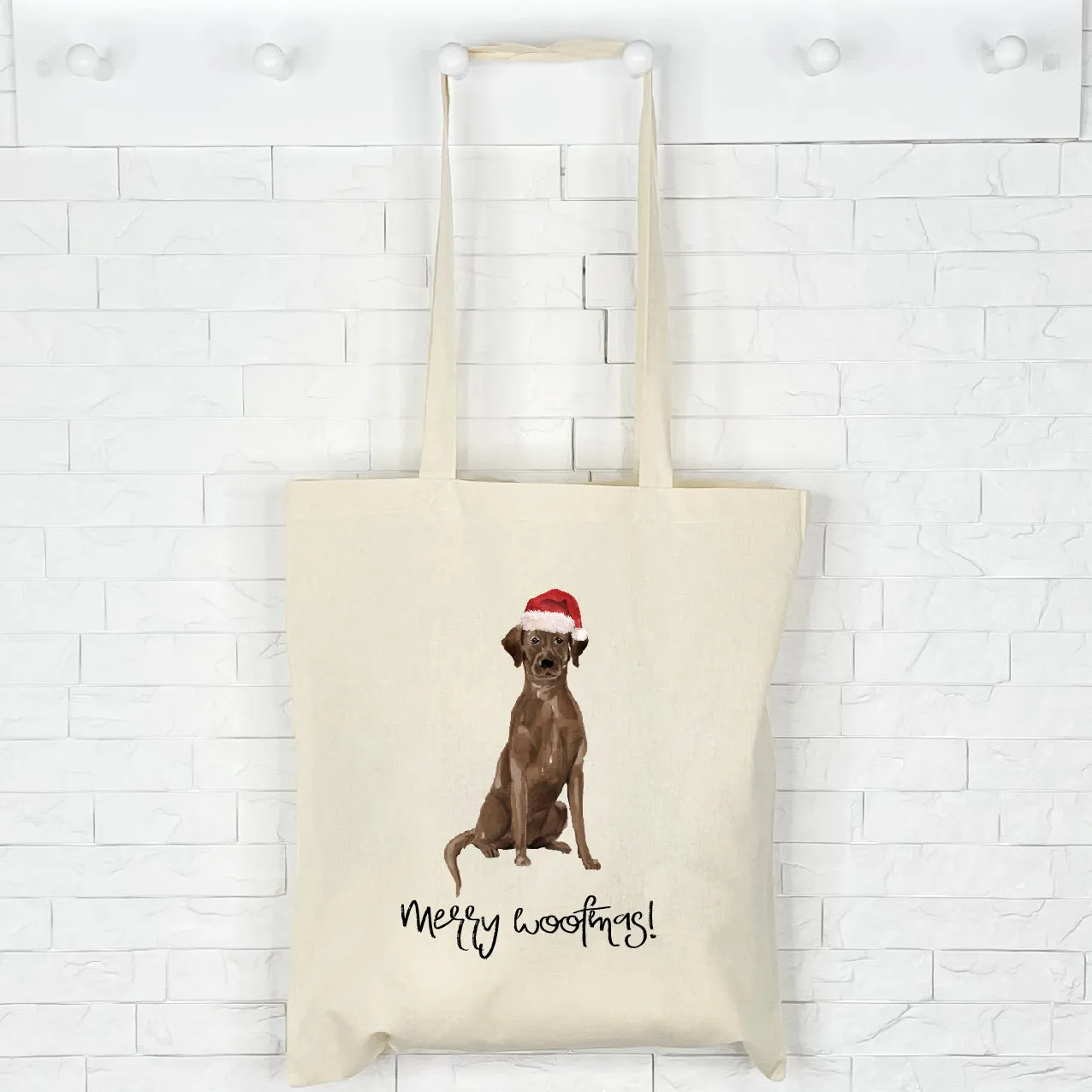 Labrador Christmas Tote Bag