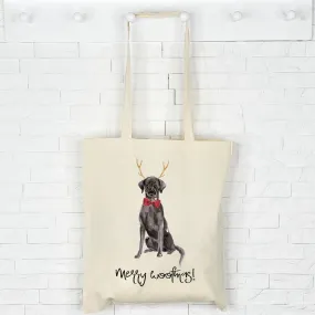 Labrador Christmas Tote Bag