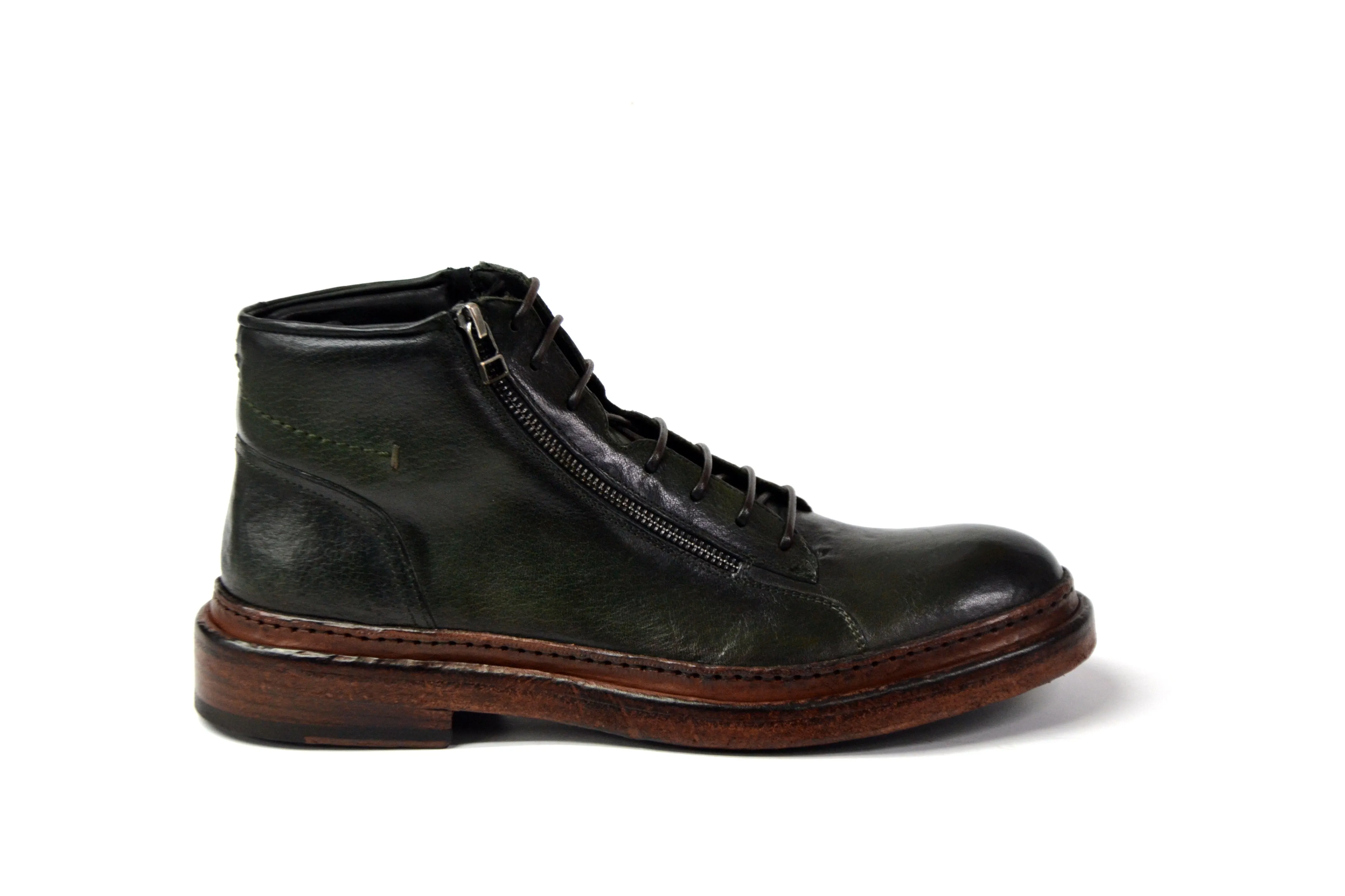 LAST PAIRS 44/45- SAM GREEN CHUKKA BOOTS