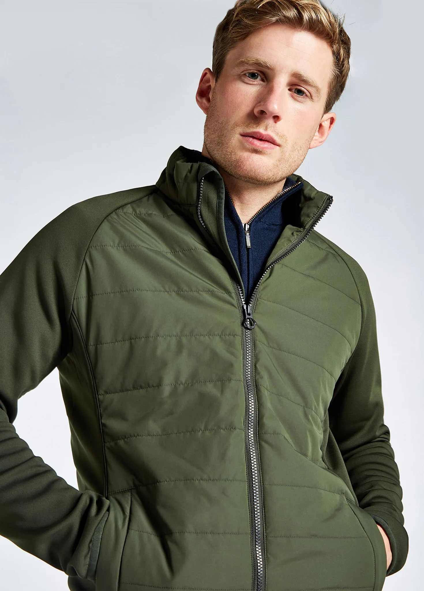 Liffey Mens Jacket - Pesto