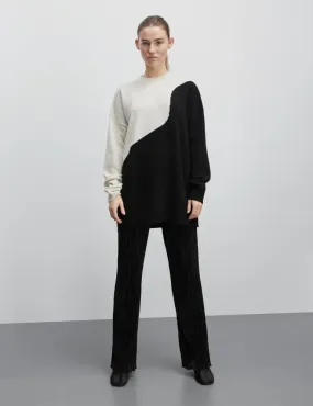 Mads Norgaard Sandra Sweater - Black/Winter White