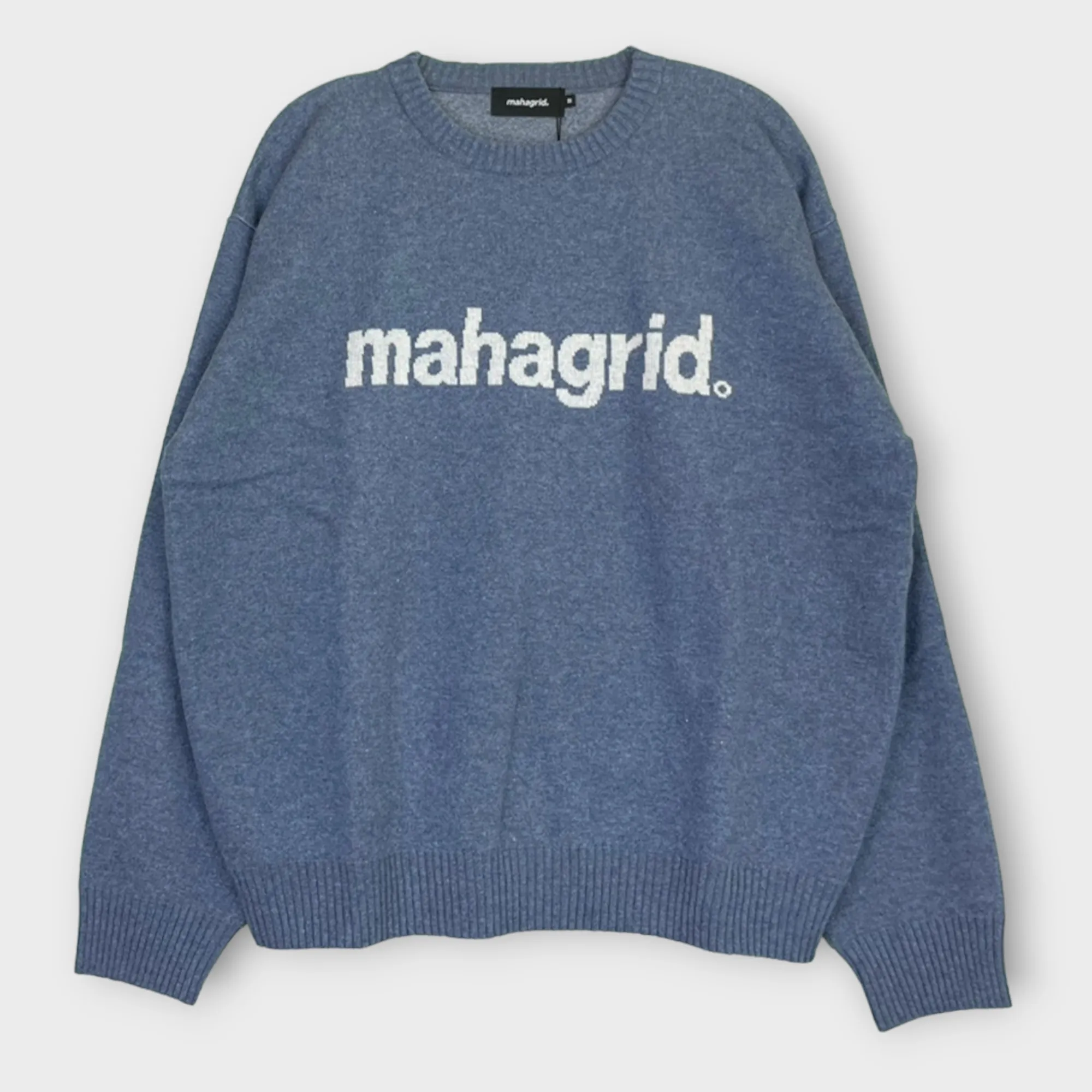 mahagrid  |[ MAHAGRID]★ BASIC LOGO KNIT SWEATER