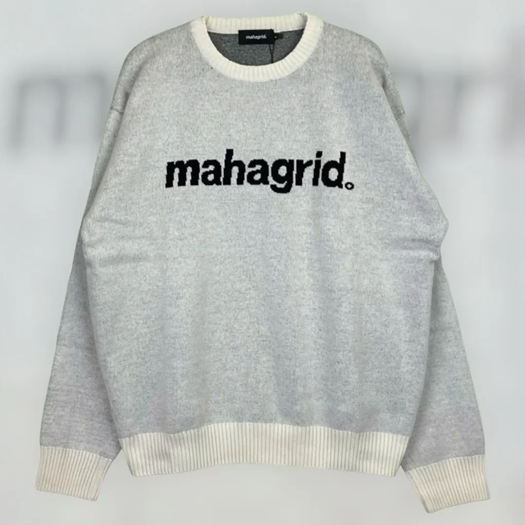 mahagrid  |[ MAHAGRID]★ BASIC LOGO KNIT SWEATER