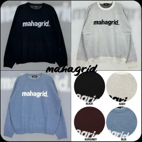 mahagrid  |[ MAHAGRID]★ BASIC LOGO KNIT SWEATER