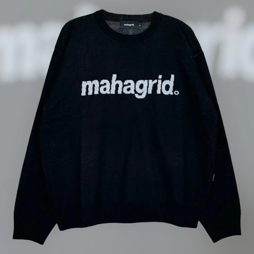 mahagrid  |[ MAHAGRID]★ BASIC LOGO KNIT SWEATER