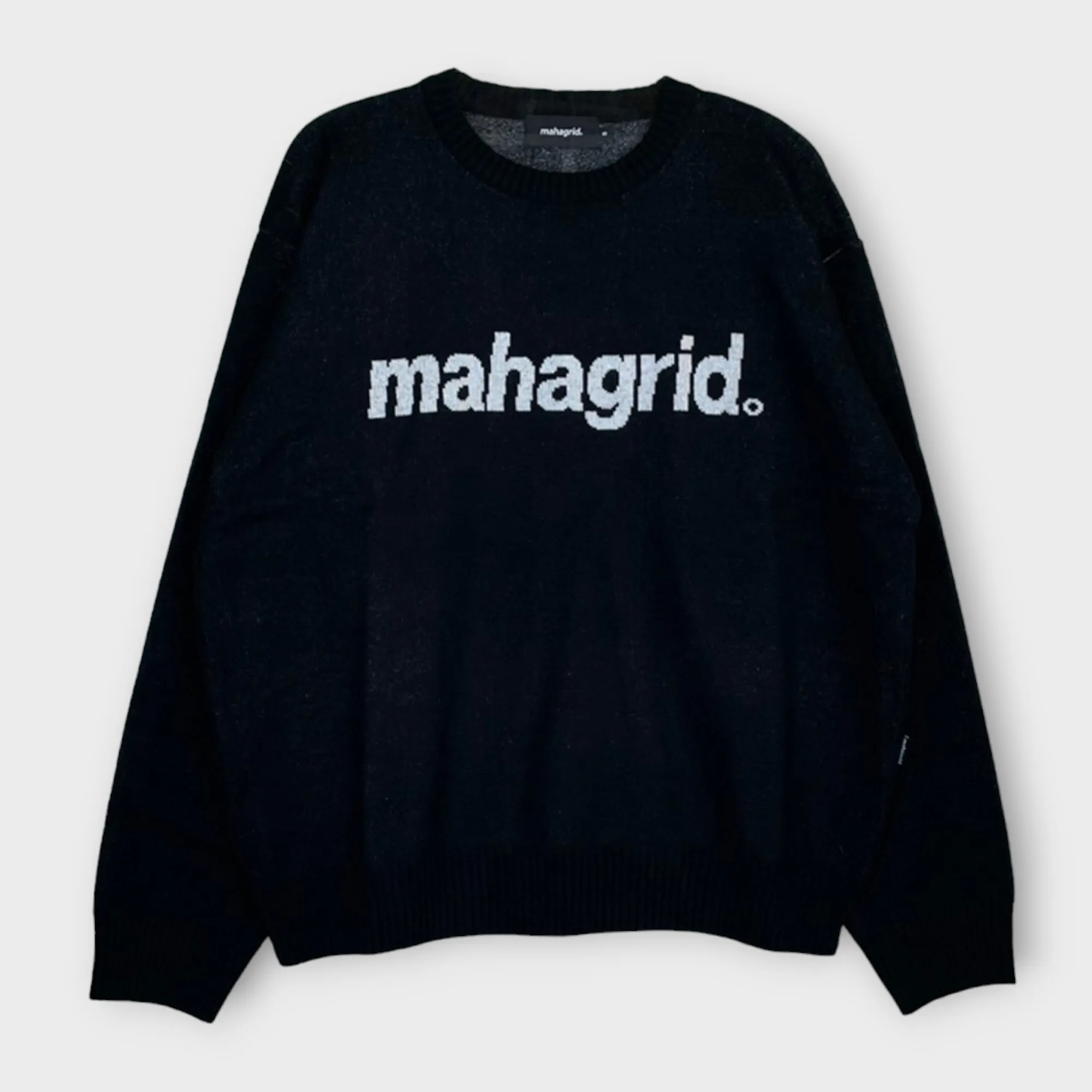 mahagrid  |[ MAHAGRID]★ BASIC LOGO KNIT SWEATER