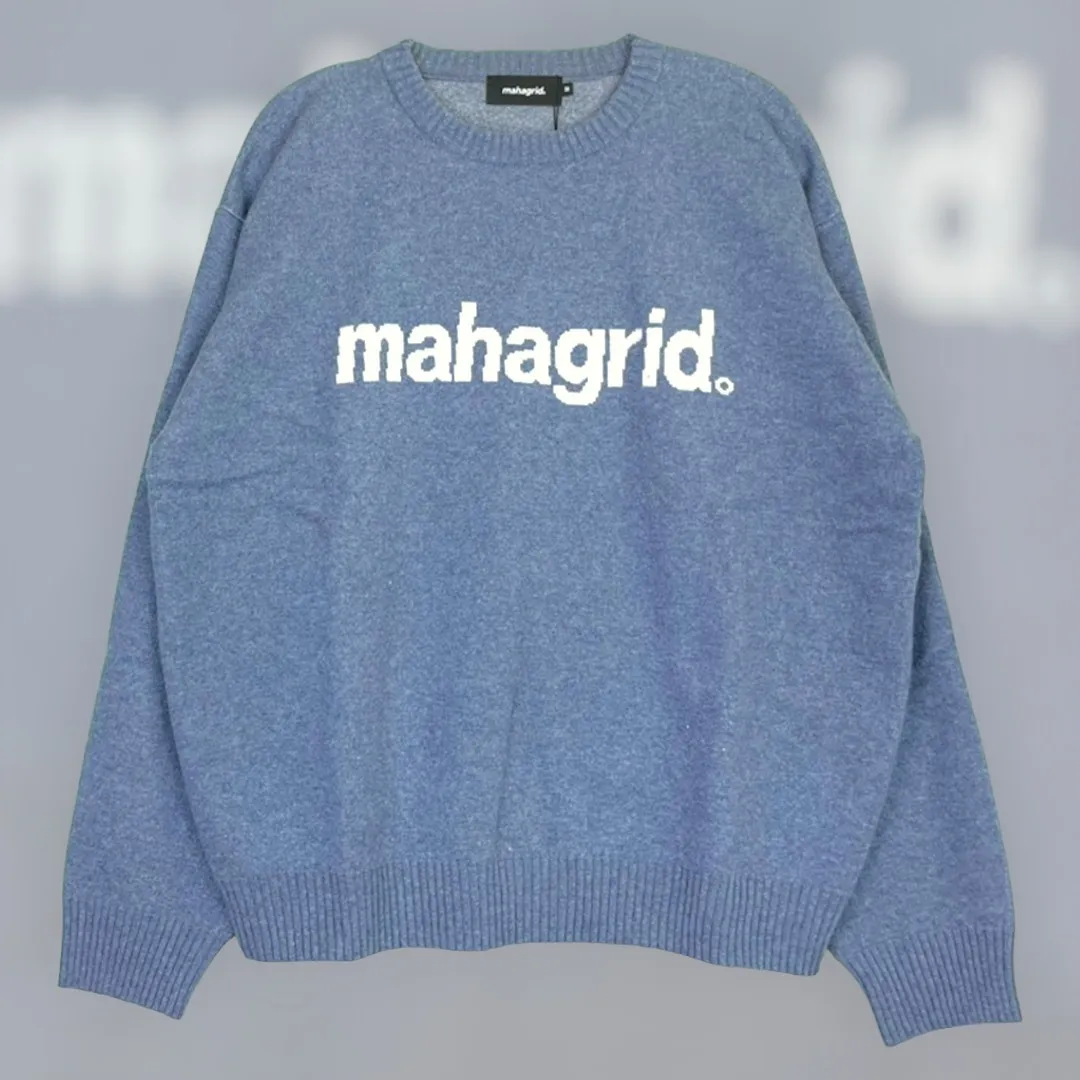 mahagrid  |[ MAHAGRID]★ BASIC LOGO KNIT SWEATER