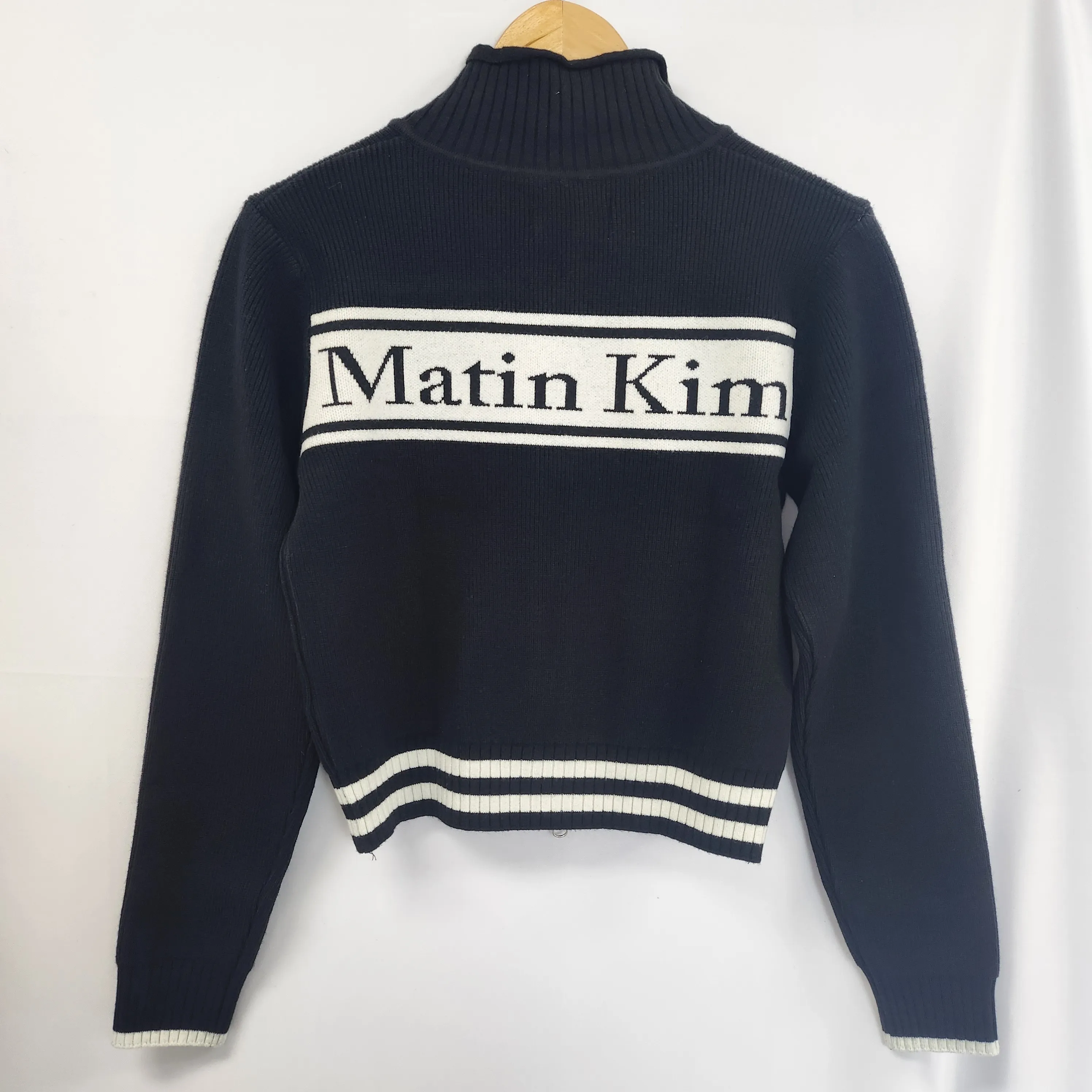 Matin Kim  |Casual Style Street Style Logo Cardigans