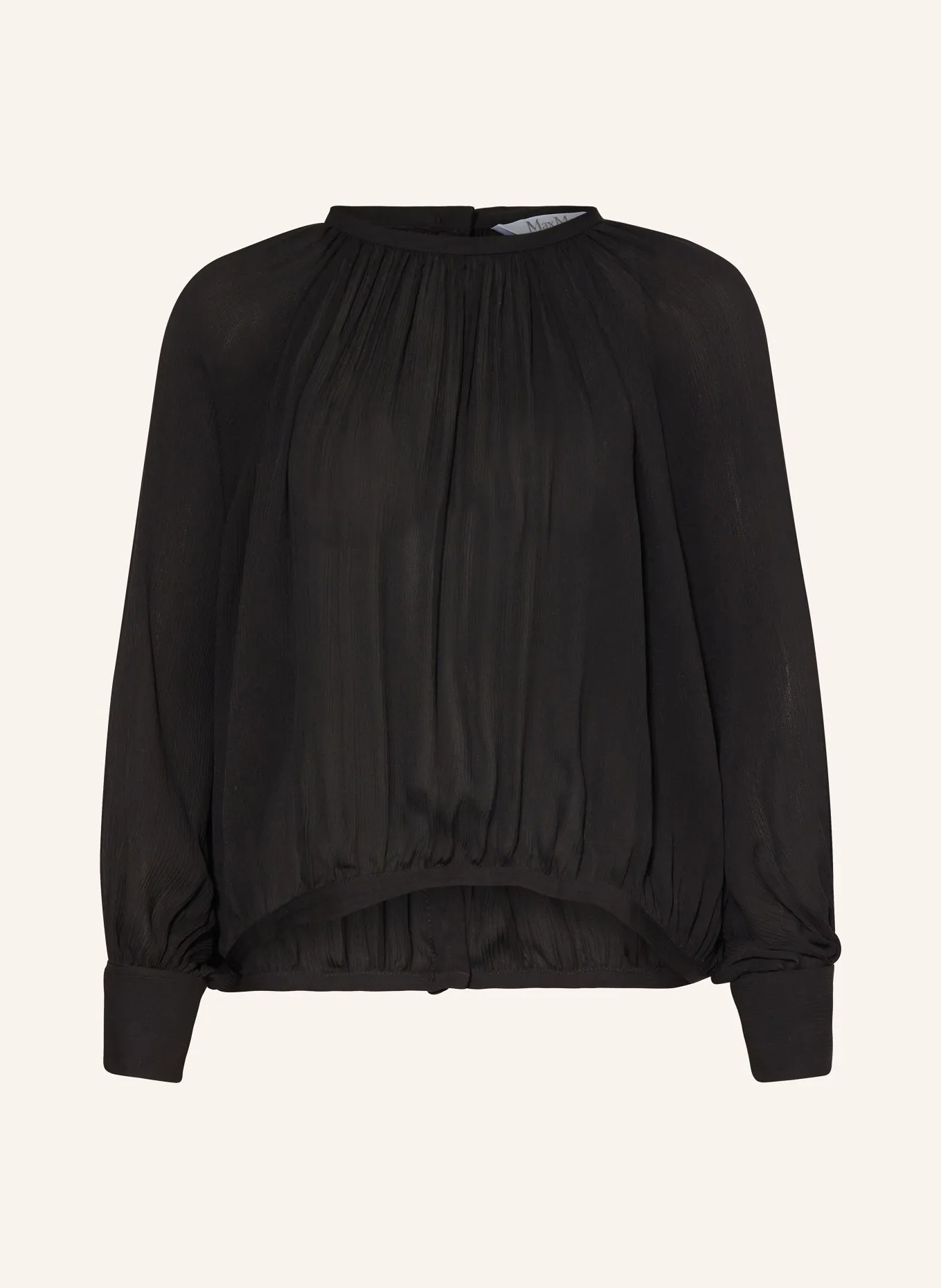 MaxMara  |Casual Style Silk Long Sleeves Plain Office Style