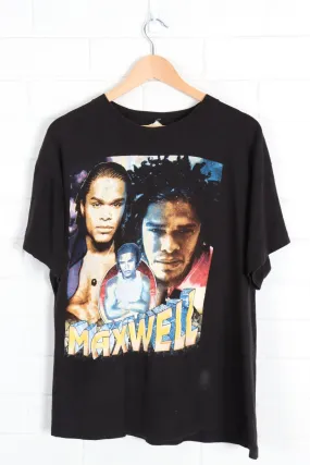 Maxwell Fortunate 90s Rap Front Back Single Stitch T-Shirt (XL)