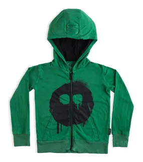 melting mask light zip hoodie