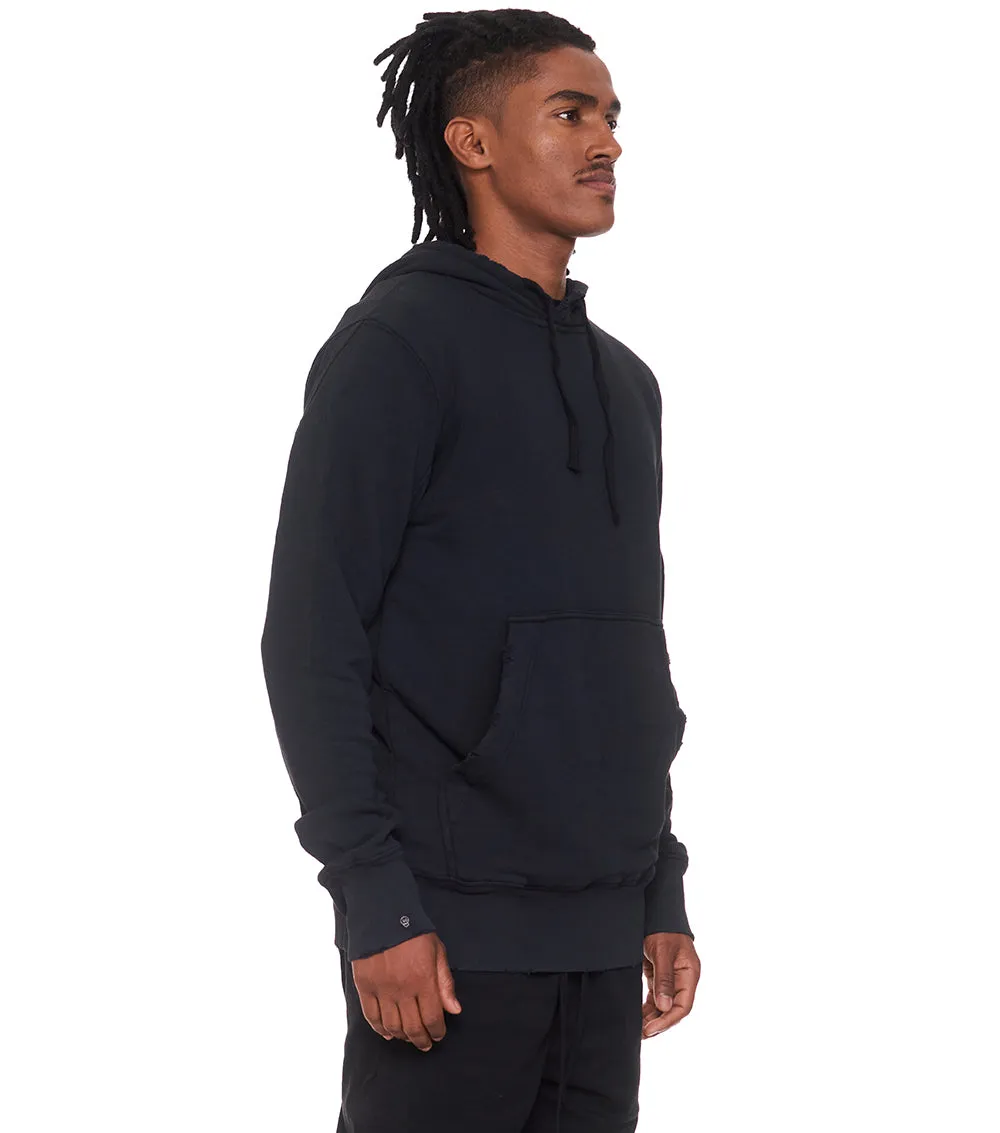 men's deconstructed hoodie