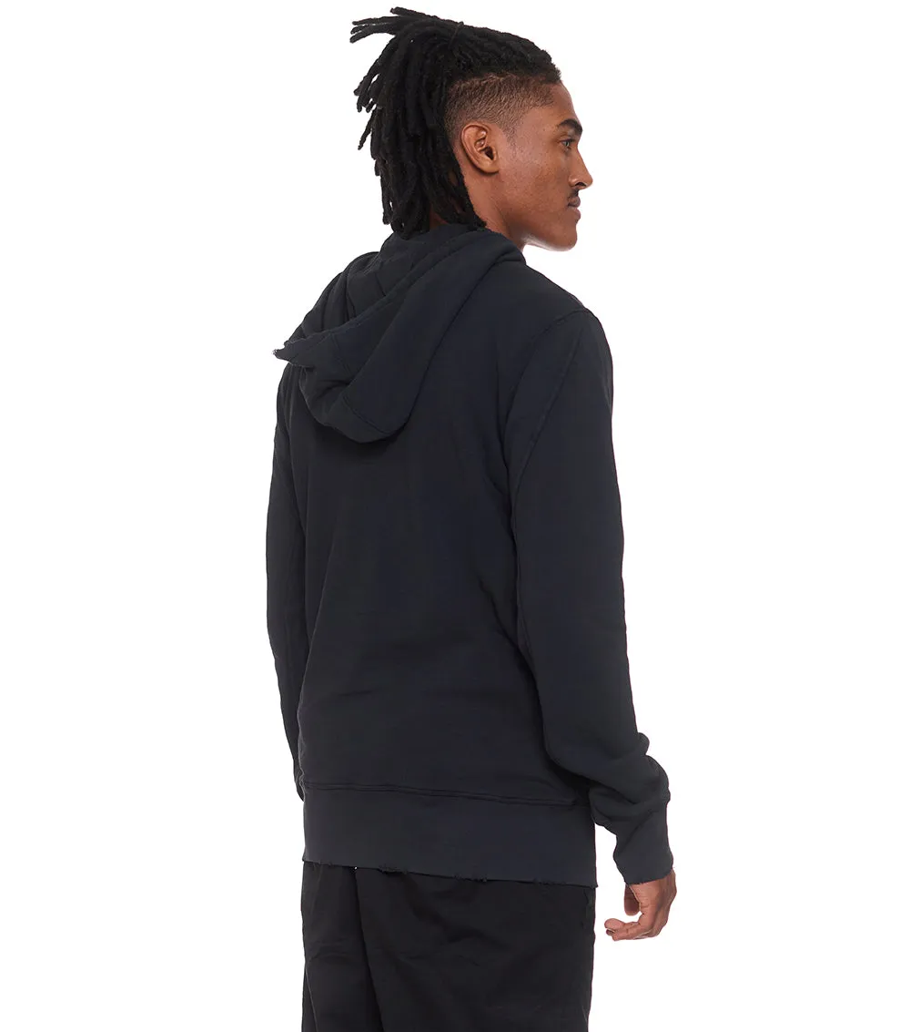 men's deconstructed hoodie