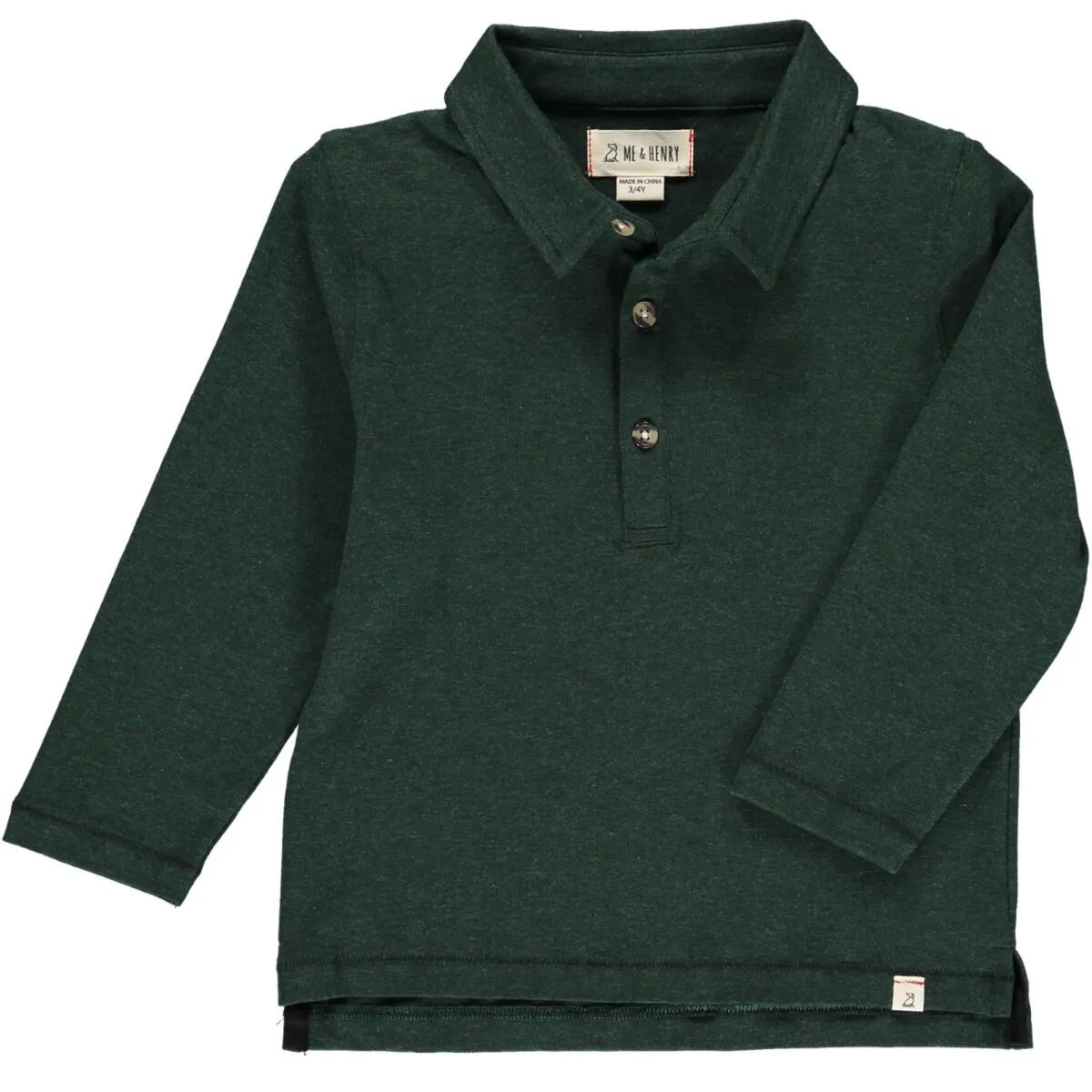 Millington Green L/S Polo Shirt