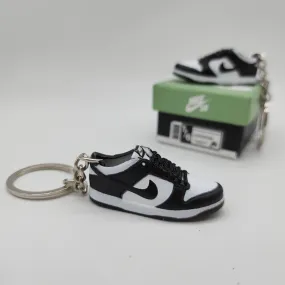 Mini Sneaker Keyring- Dunk (Black/White)