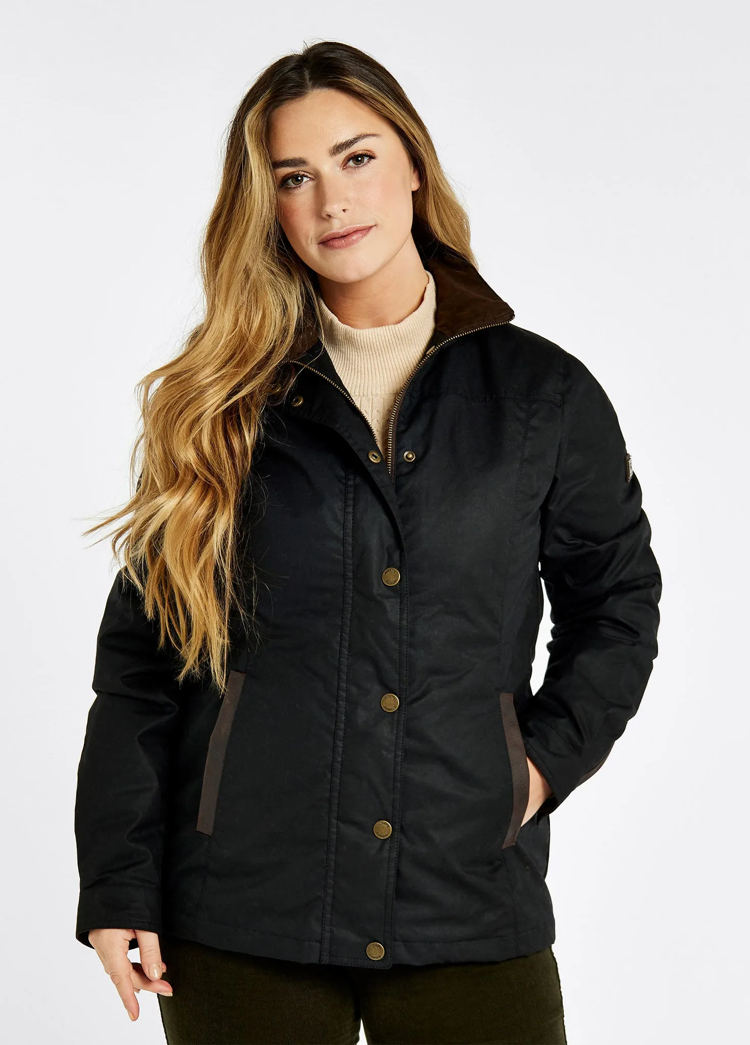 Mountrath Waxed Jacket - Black