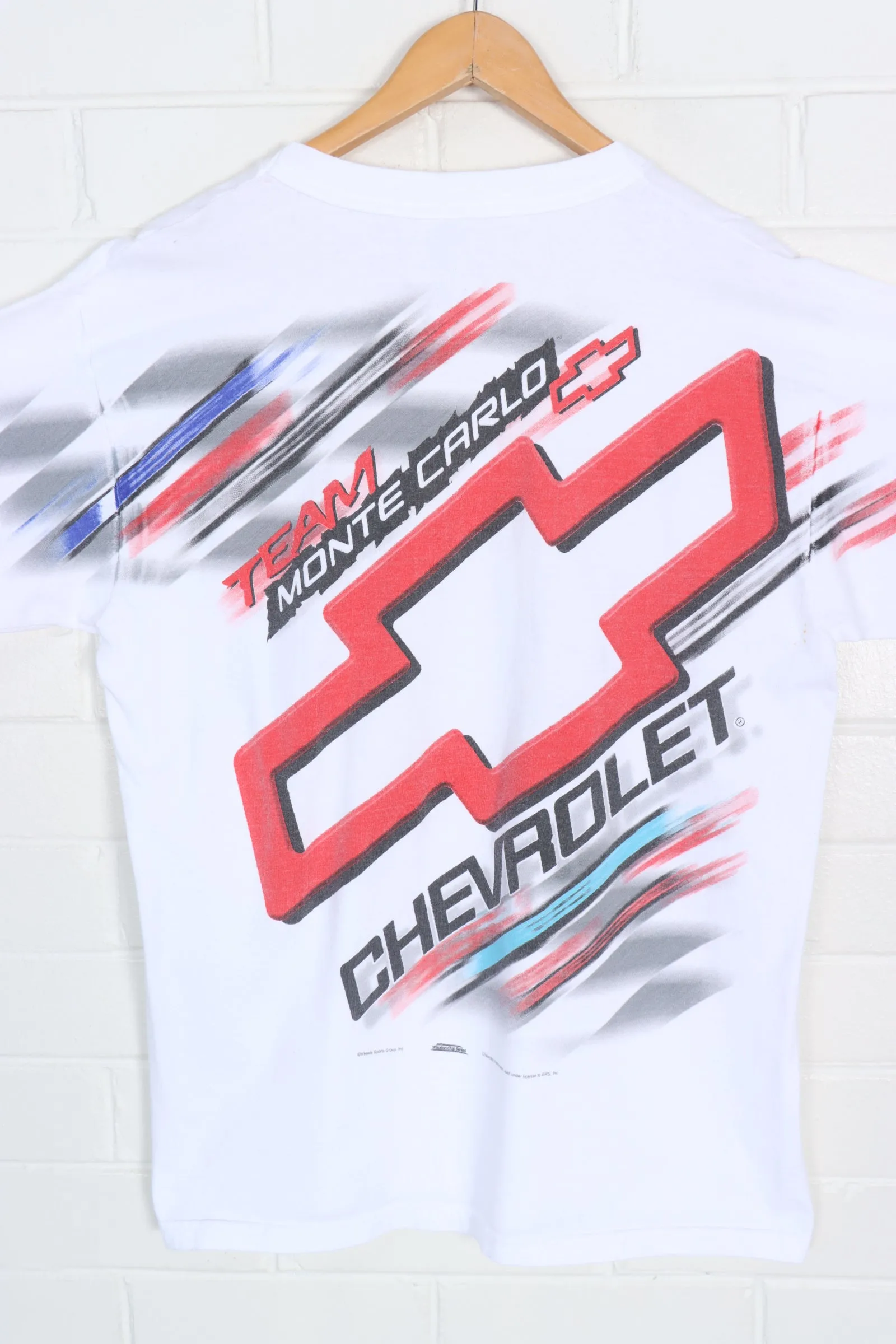 NASCAR Chevrolet Monte Carlo Colourful All Over Racing USA Made Tee (L)