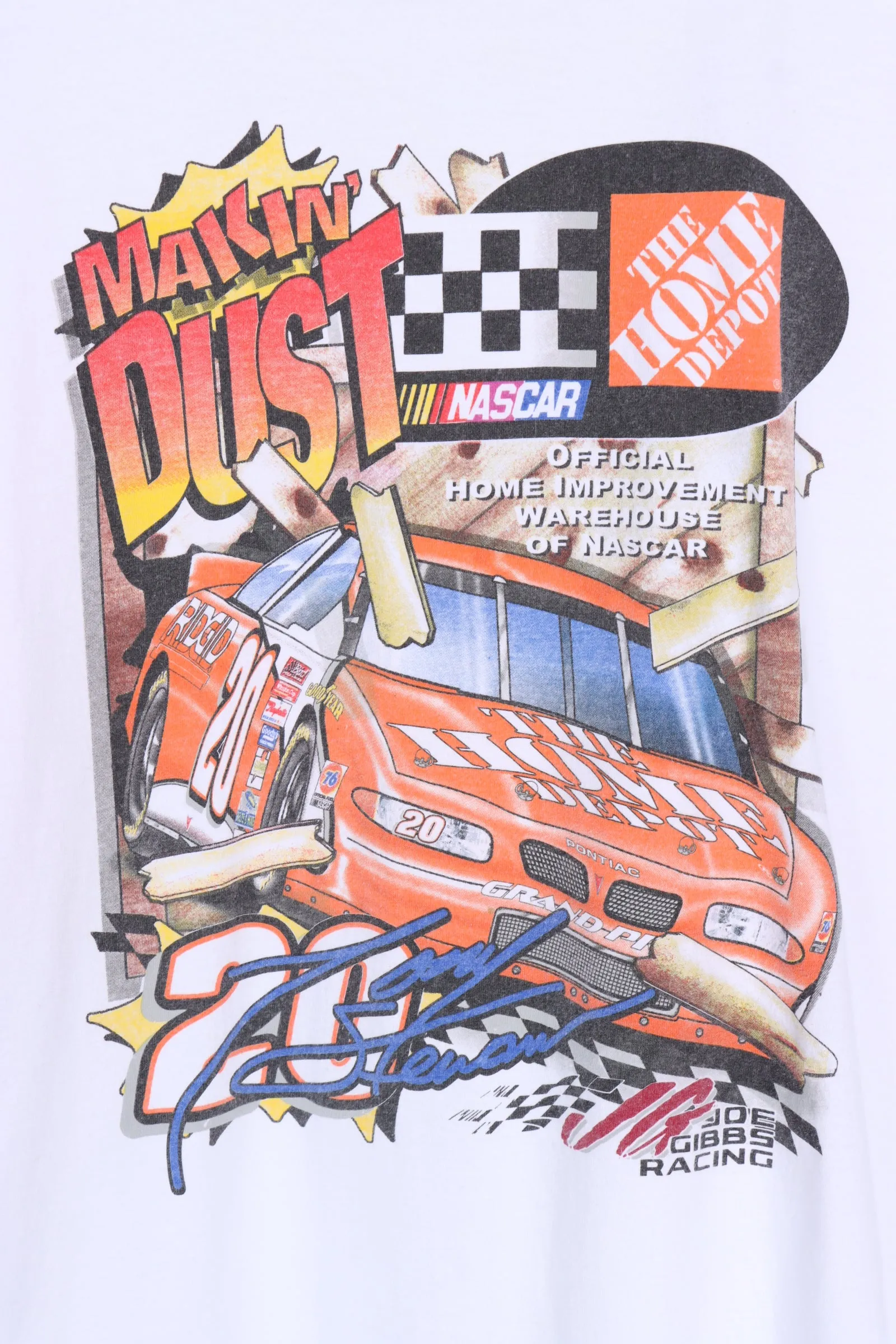 NASCAR Home Depot Tony Stewart USA Made Tee (XL)