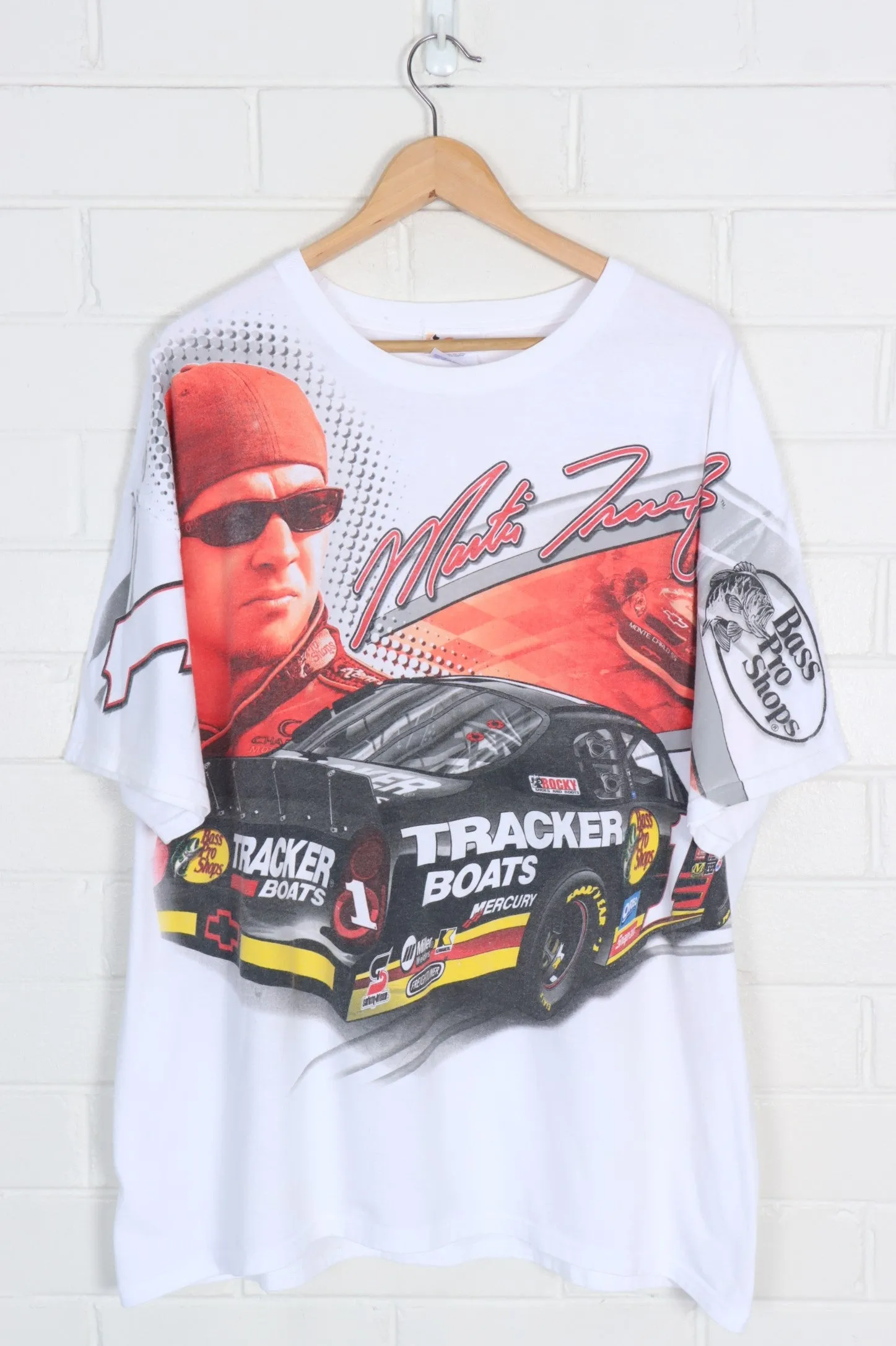 NASCAR Martin Truex JR Chase Red All Over Racing Print (XXL)