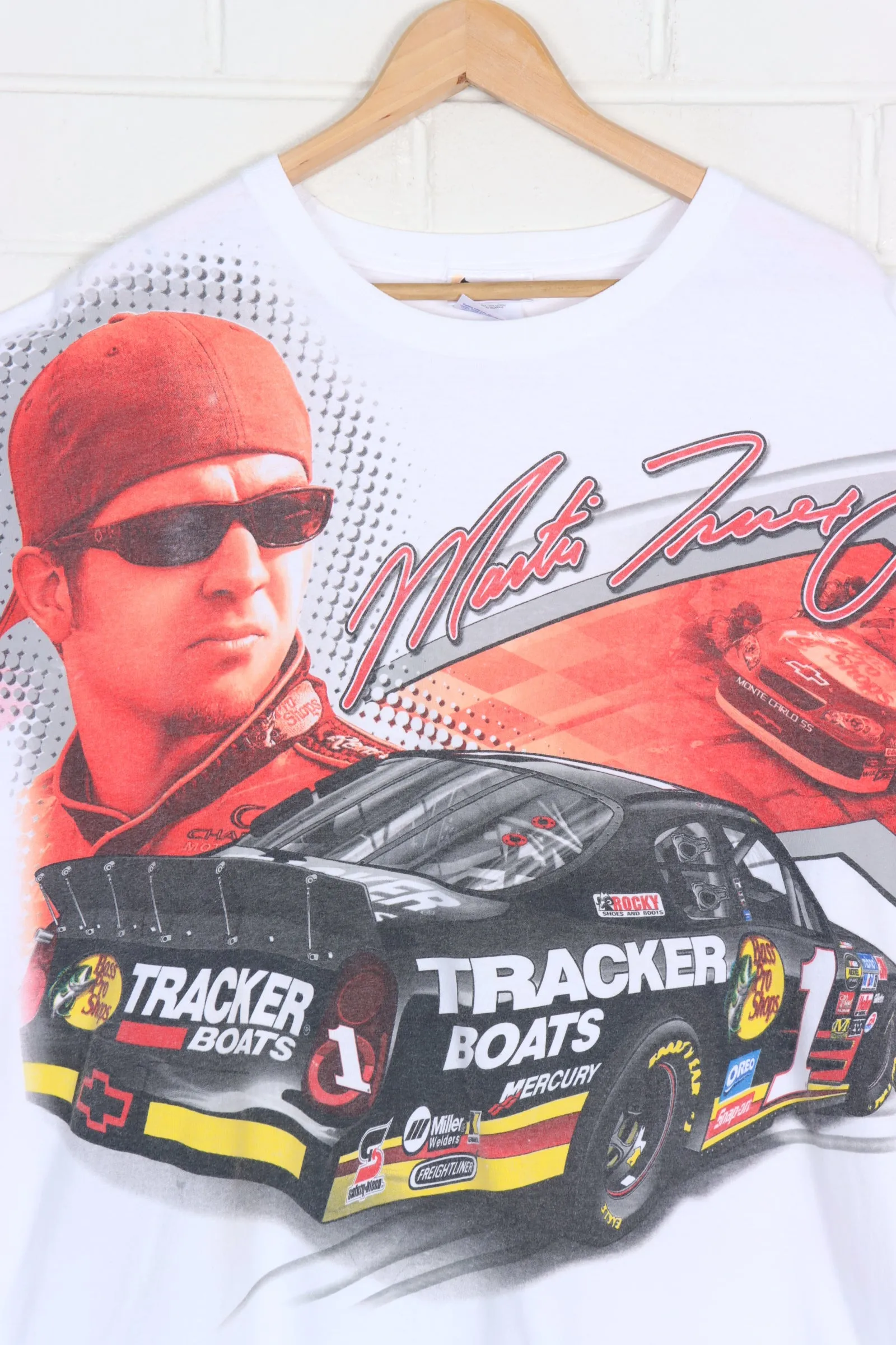 NASCAR Martin Truex JR Chase Red All Over Racing Print (XXL)