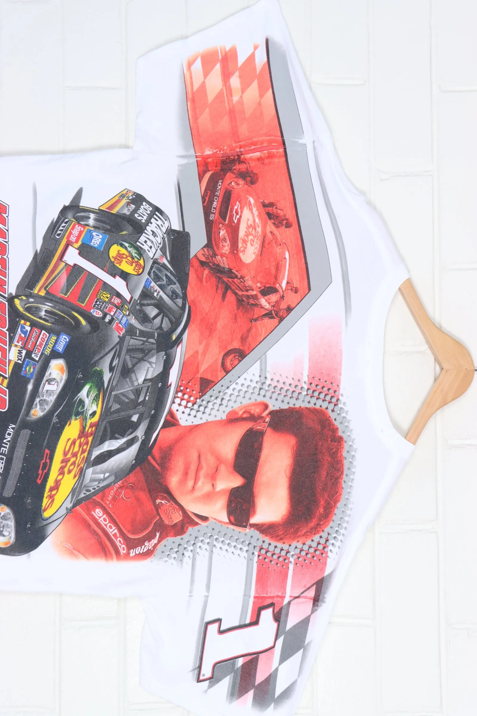 NASCAR Martin Truex JR Chase Red All Over Racing Print (XXL)