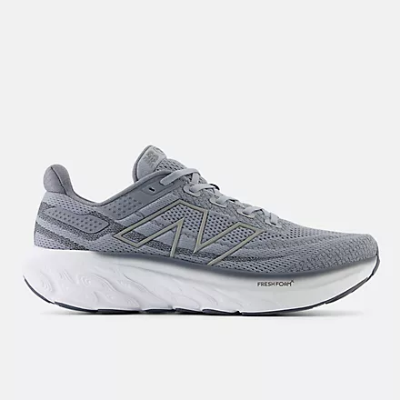 New Balance Men’s 1080 Fresh Foam X Athletic Shoes-Grey/White