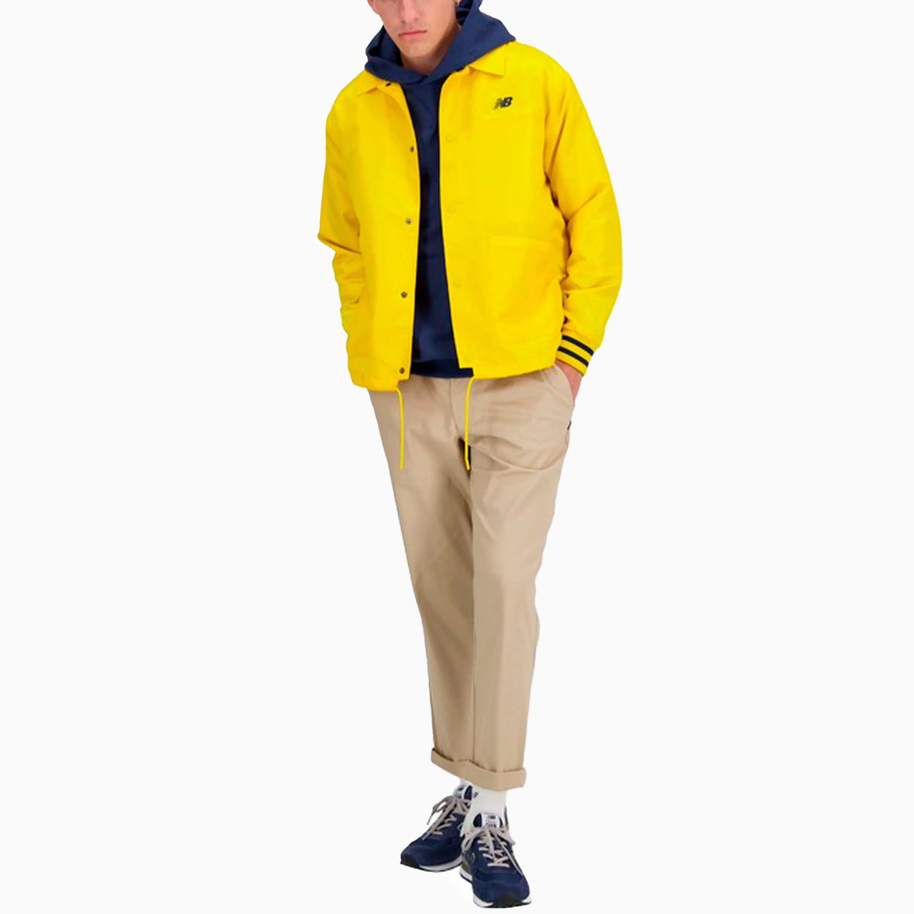 NEW BALANCE SPORTSWEAR GREATEST HITS JACKET GINGER LEMON - MJ41553