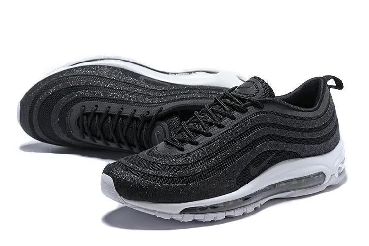 Nike Air Max 97 LX Swarovski Black White Shoes Sale Men Size US 7, 8, 8.5, 9, 10, 11