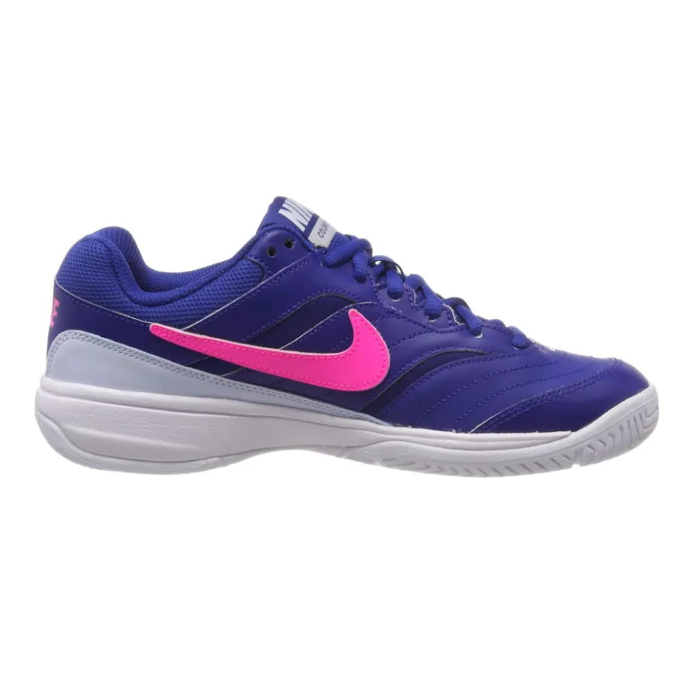 NIKE Women's WMNS Court Lite Tennis Shoe (Indigo Force/Pink Blast)