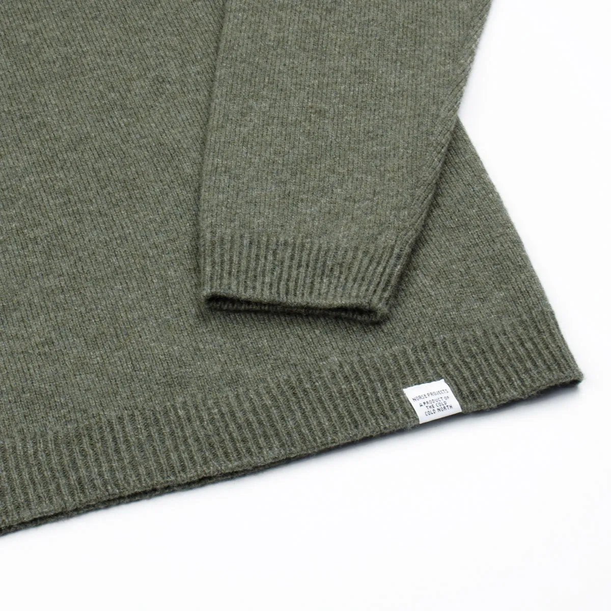 Norse Projects - Sigfred Lambswool Sweater - Ivy Green