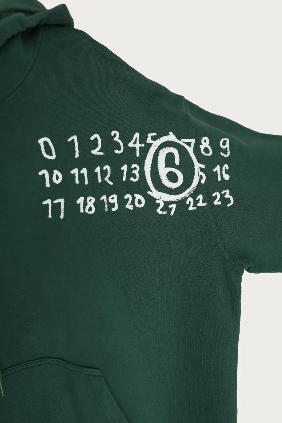 Numbers Hoodie - Green