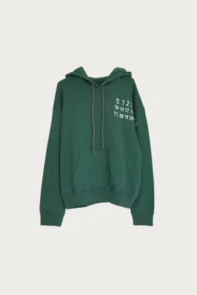 Numbers Hoodie - Green