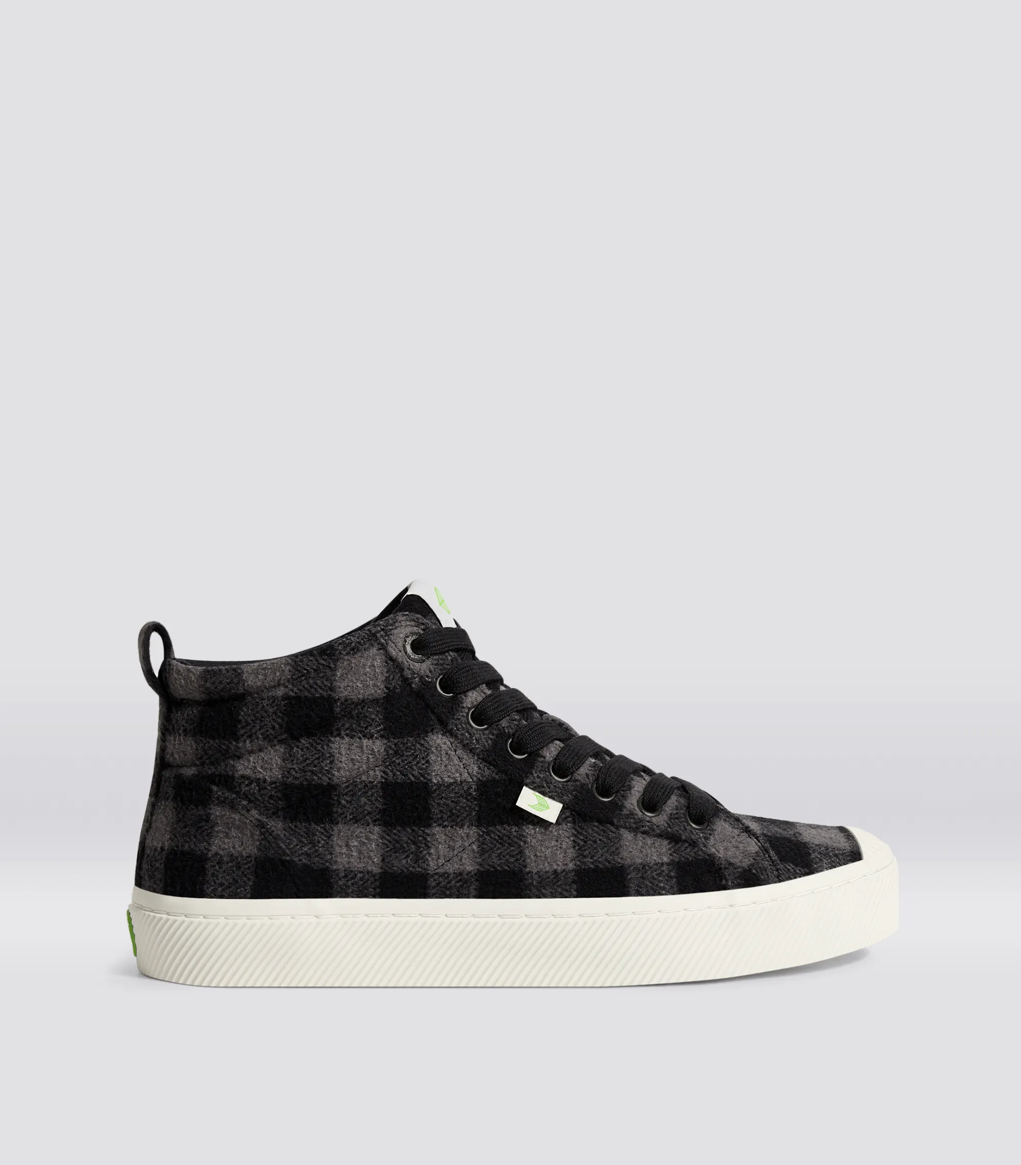 OCA High Black Plaid Sneaker Men