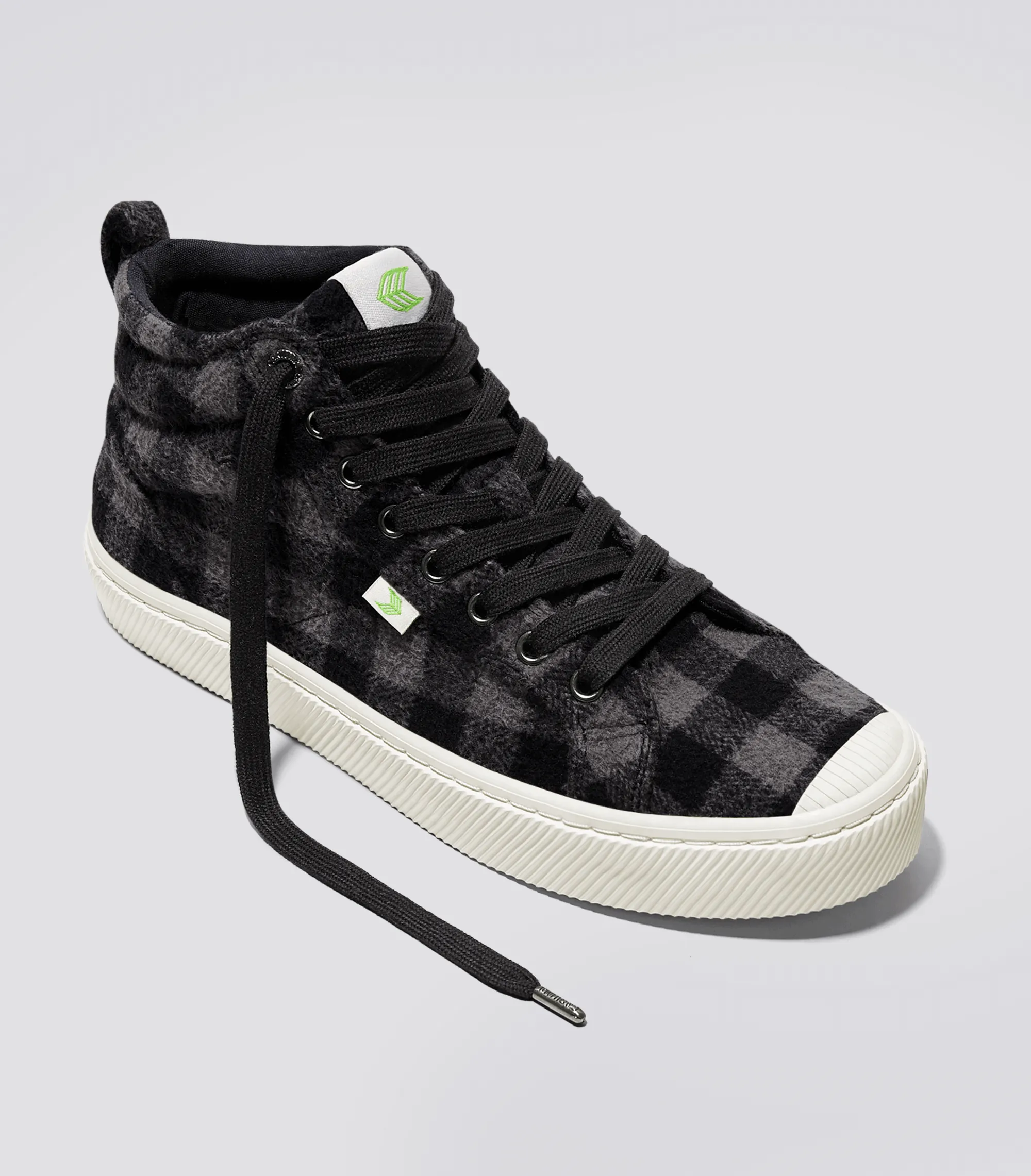 OCA High Black Plaid Sneaker Men