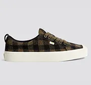 OCA Low Brown Plaid Sneaker Men