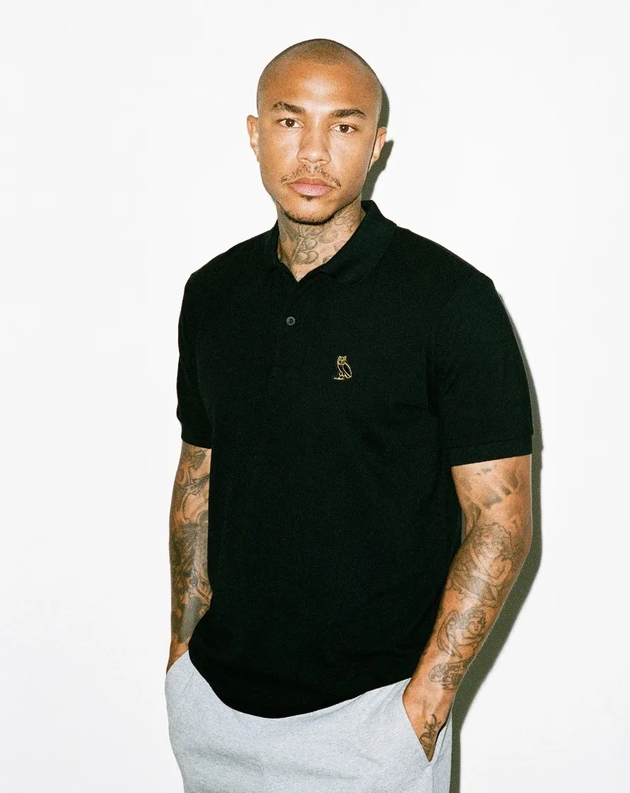 OCTOBERS VERY OWN  |Street Style Plain Cotton Short Sleeves Logo Loungewear