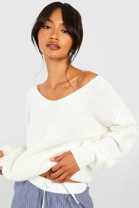 Oversized V Neck Sweater