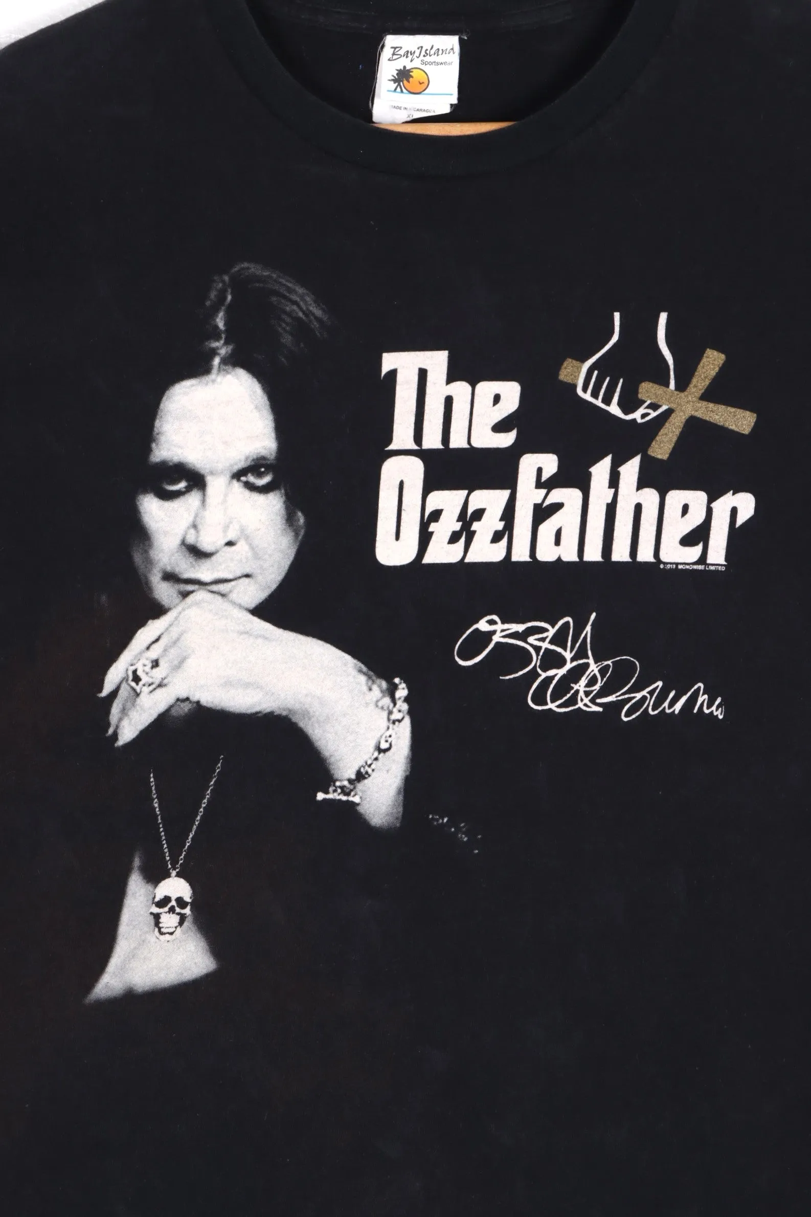 Ozzy Osbourne The Ozzfather Black T-Shirt (M-L)