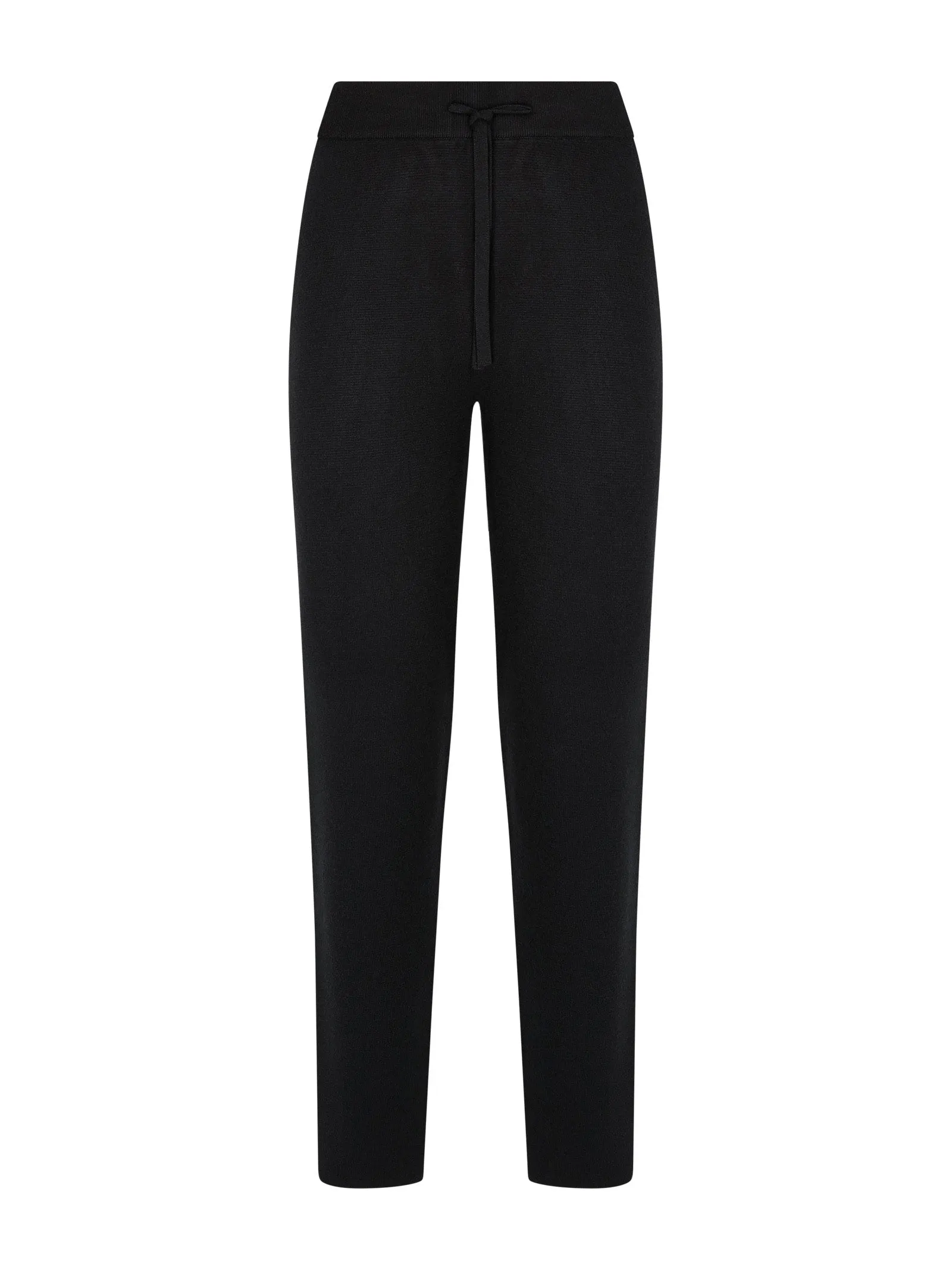 Pantalone a sigaretta in maglia Super Soft - Nero