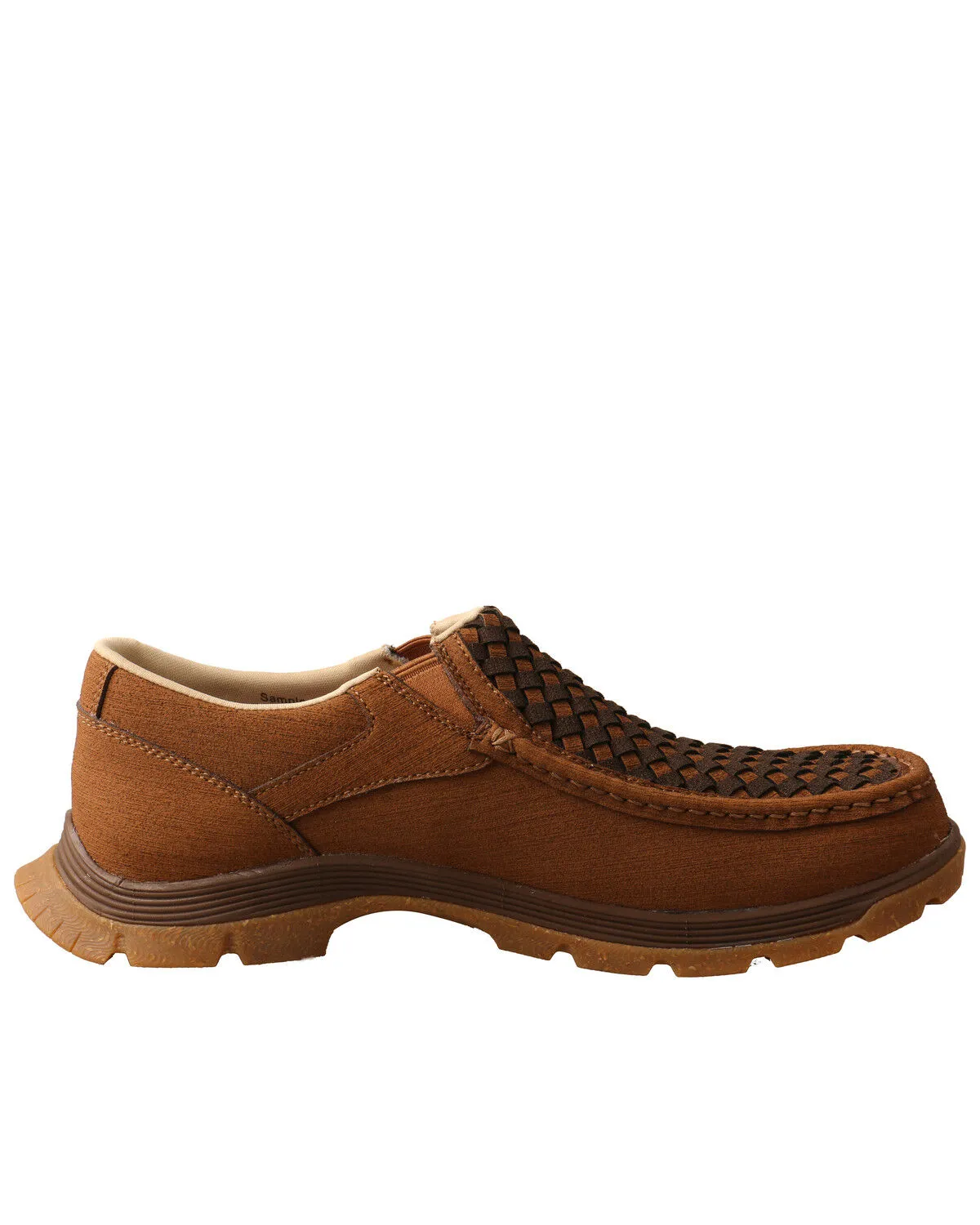 Product Name:  Twisted X Men's Brown Basket Weave Chukka Shoes - Moc Toe