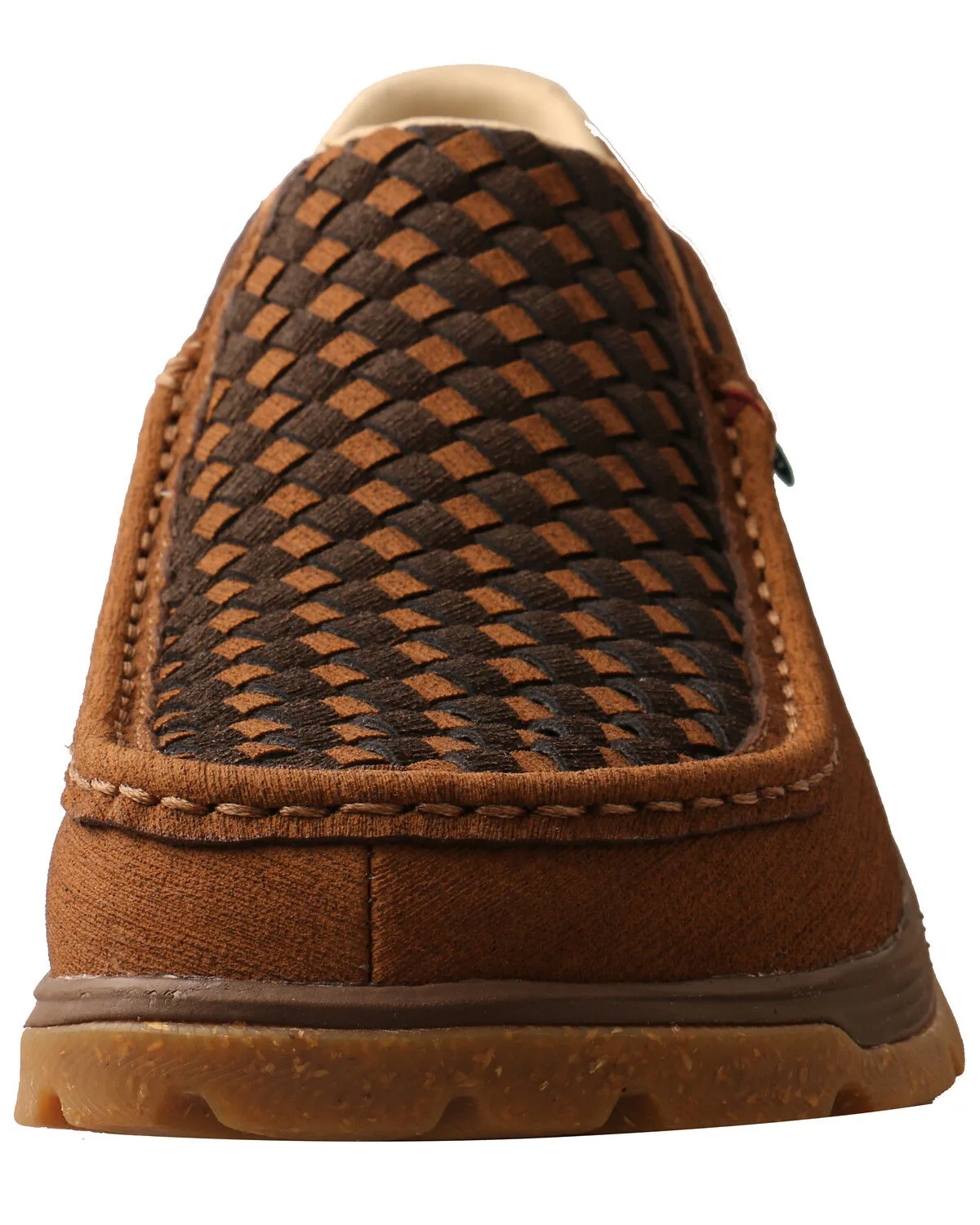 Product Name:  Twisted X Men's Brown Basket Weave Chukka Shoes - Moc Toe