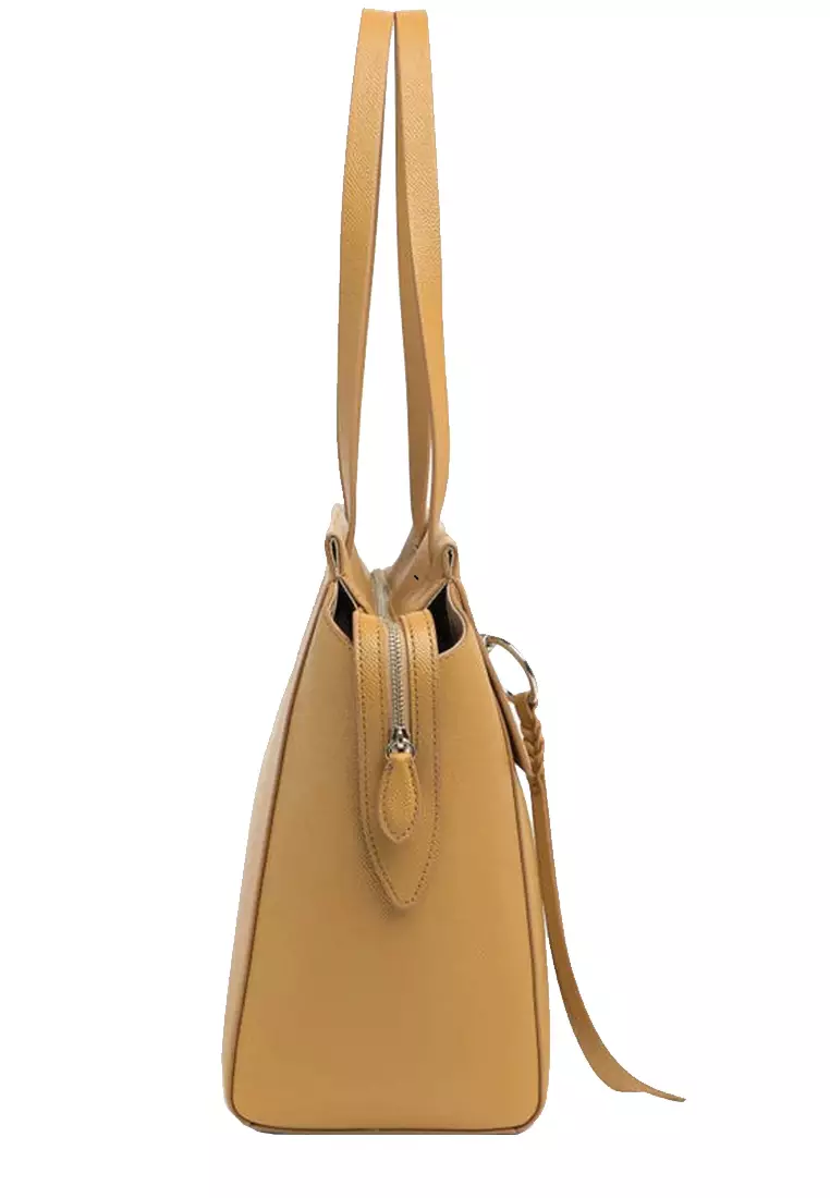 Rebecca Minkoff Rebecca Minkoff Gabby Leather Tote Bag in Cool Tan CU22EGAT38