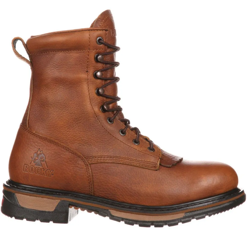 Rocky Ride Lacer Wp Western Non-Safety Toe Work Boots - Mens